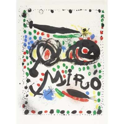 Joan Miró Graphics - Signed Print by Joan Miro 1966 - MyArtBroker