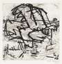 Frank Auerbach: Trees At Tretire I - Signed Print