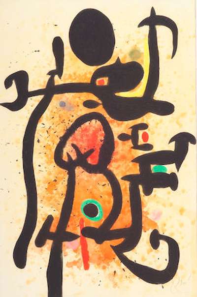 Le Cracheur De Flammes - Signed Print by Joan Miro 1974 - MyArtBroker