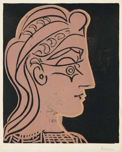 Tête De Femme De Profil - Signed Print by Pablo Picasso 1959 - MyArtBroker