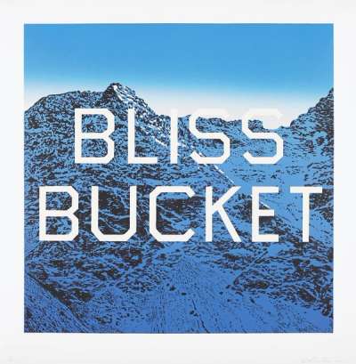 Bliss Bucket - Signed Print by Ed Ruscha 2010 - MyArtBroker
