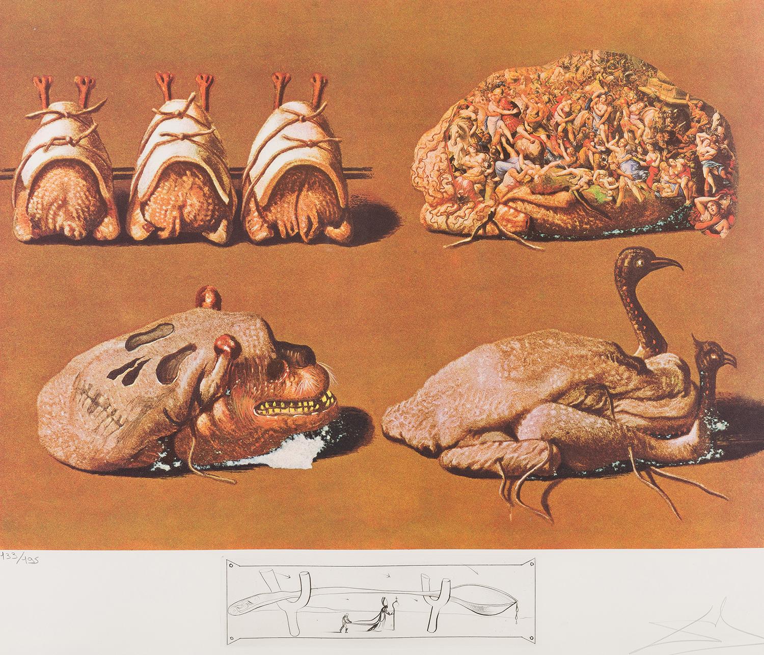 Salvador Dali Les Caprices Pincés Princiers (Les Diners De Gala