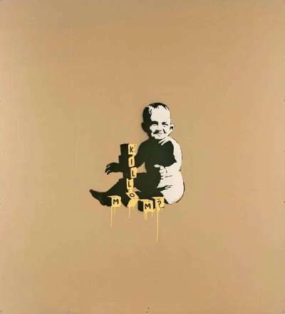 Kill Mom? - Unsigned Mixed Media by Banksy 2003 - MyArtBroker