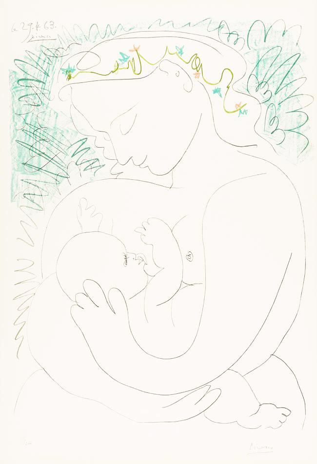 PABLO PICASSO【Faune devoilant une Femme】 Pablo Picasso Faune Dévoilant Une Femme (Signed Print) 1939