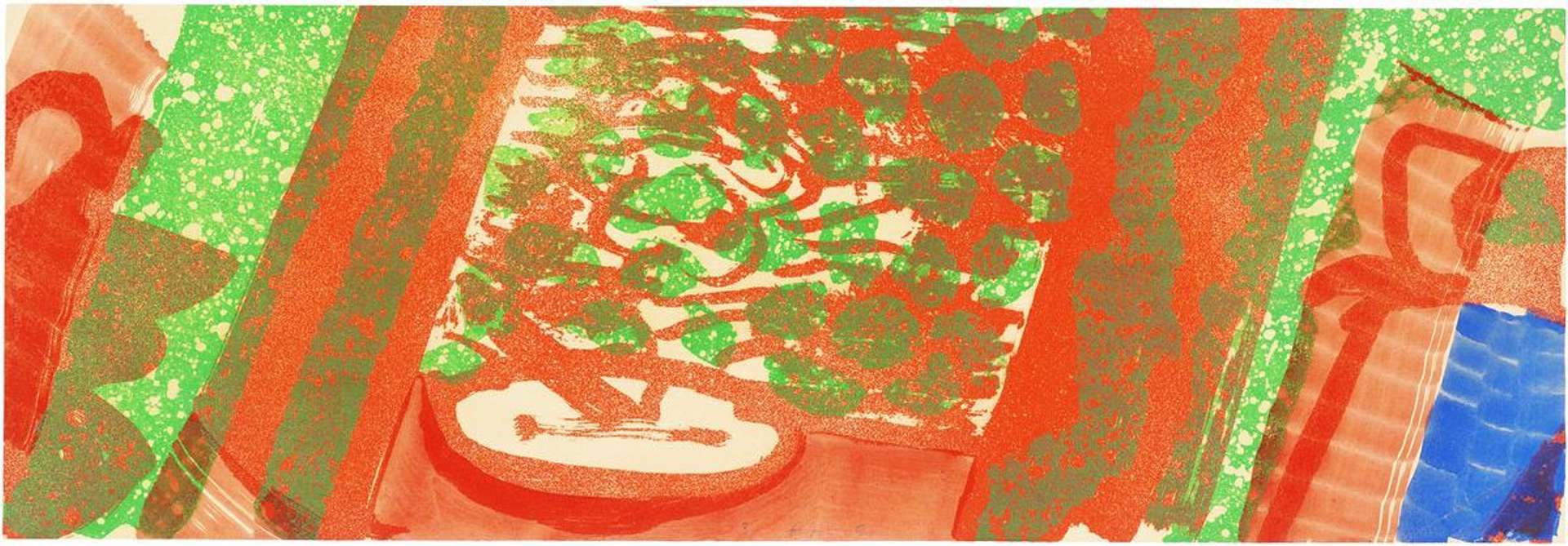 But He Did Stop Smoking / He Didn't Miss Cigarettes At All - Signed Print by Howard Hodgkin 1990 - MyArtBroker