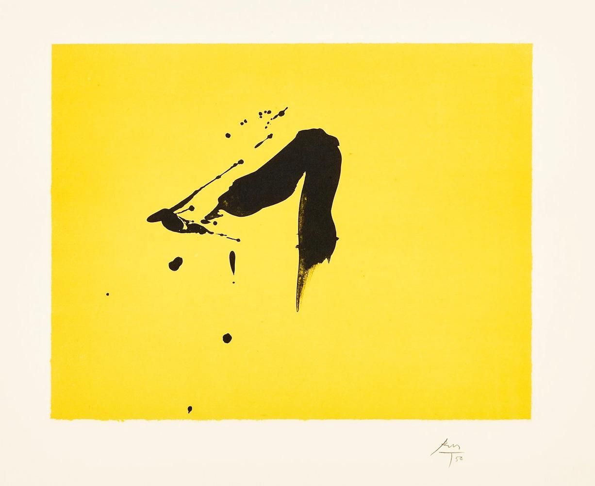 Robert Motherwell Black Sun (Signed Print) 1988 | For Sale
