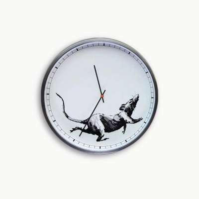 Banksy: Banksy™ Clock - Mixed Media