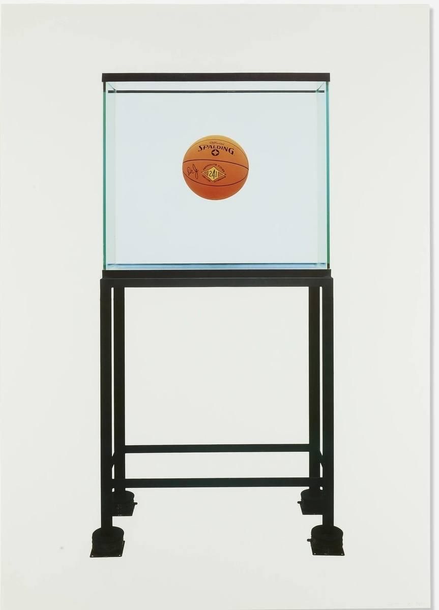 Jeff Koons One Ball Total Equilibrium Tank (Signed) Lithograph 1995