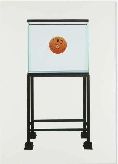 Jeff Koons: One Ball Total Equilibrium Tank - Signed Print