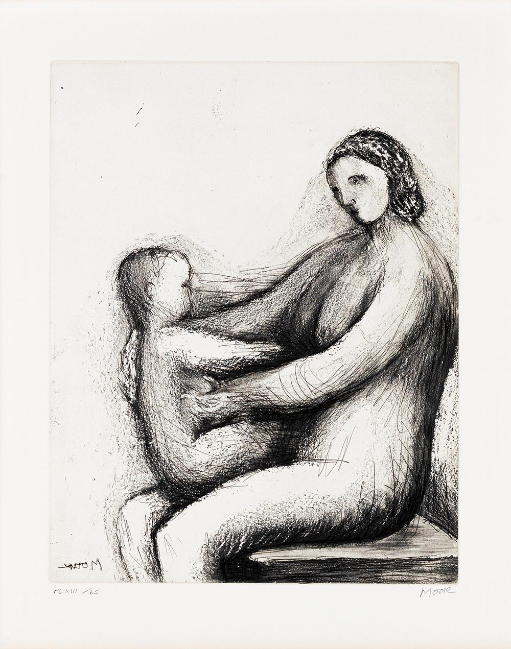 Mother And Child by Henry Moore Meaning, Analysis & Auction