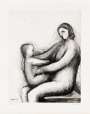 Henry Moore: Mother And Child XIII - Signed Print