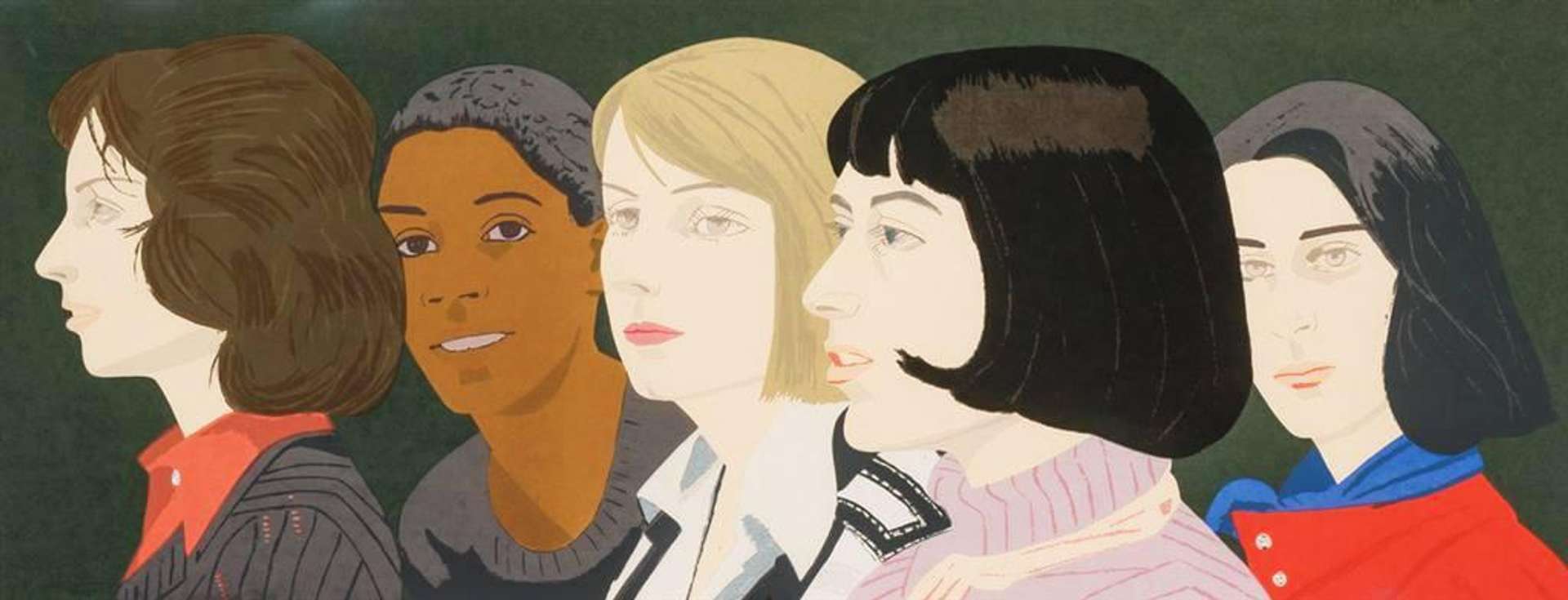 Five Women - Signed Print by Alex Katz 1977 - MyArtBroker