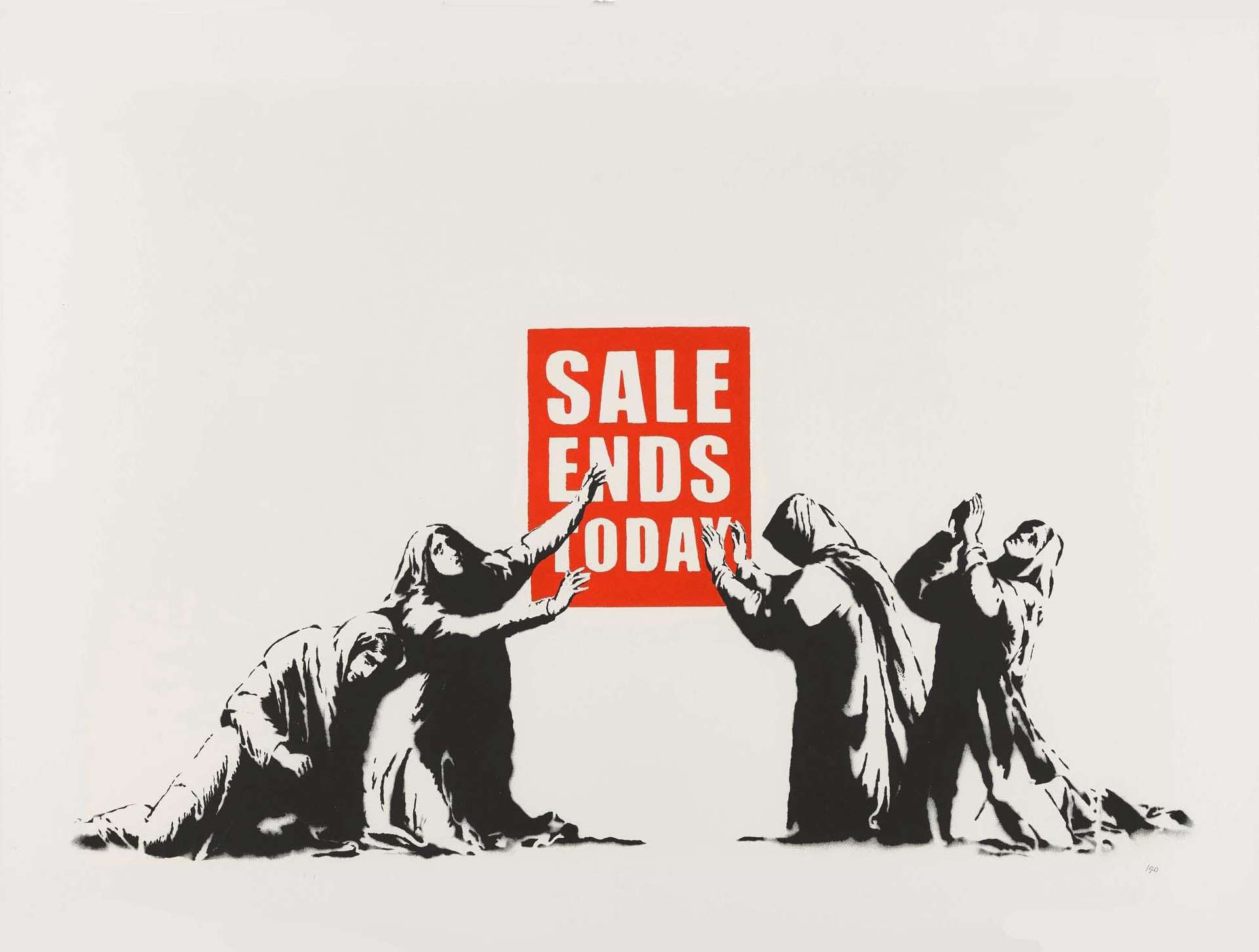 Sale Ends Today V2 by Banksy - MyArtBroker