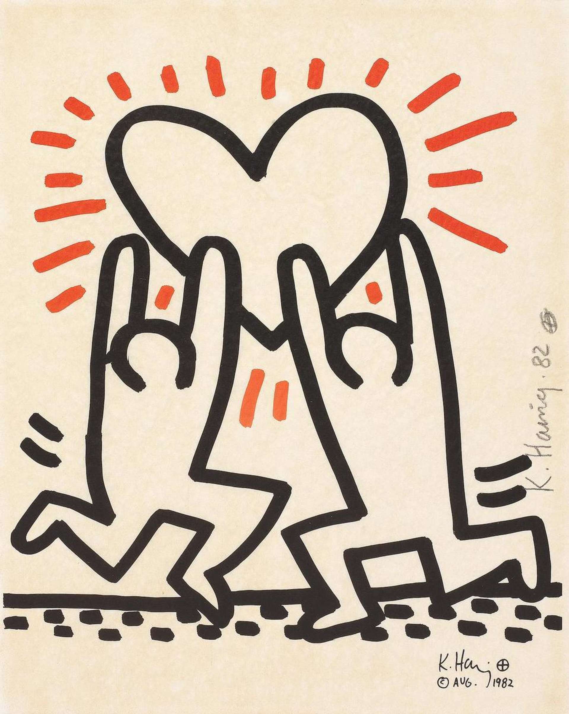 Bayer Suite (complete set) - Signed Print by Keith Haring 1982 - MyArtBroker
