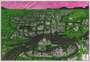 Grayson Perry: Our Town (green & pink) - Signed Print