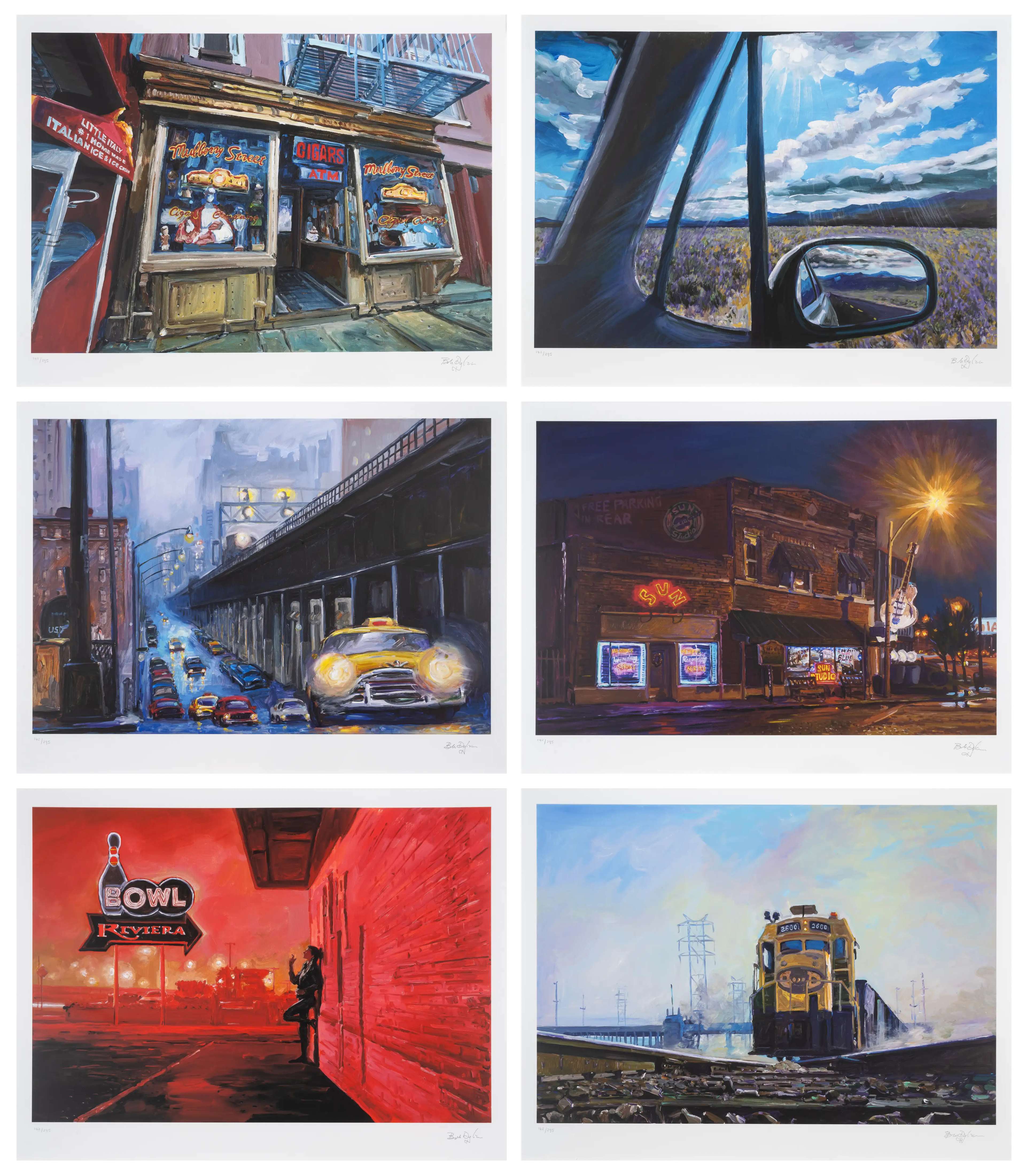 The Retrospectrum Collection (set of 6) - Signed Print by Bob Dylan 2022 - MyArtBroker