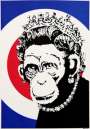 Banksy: Monkey Queen - Signed Print