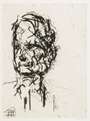 Frank Auerbach: David Landau - Signed Print