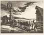 Thomas Hart Benton: Arkansas Evening - Signed Print