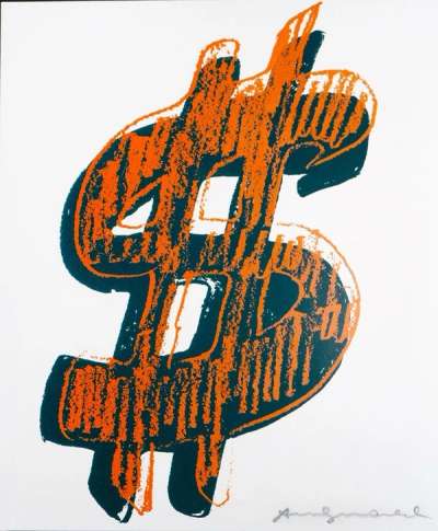 Dollar (F. & S. II.278) - Signed Print by Andy Warhol 1982 - MyArtBroker