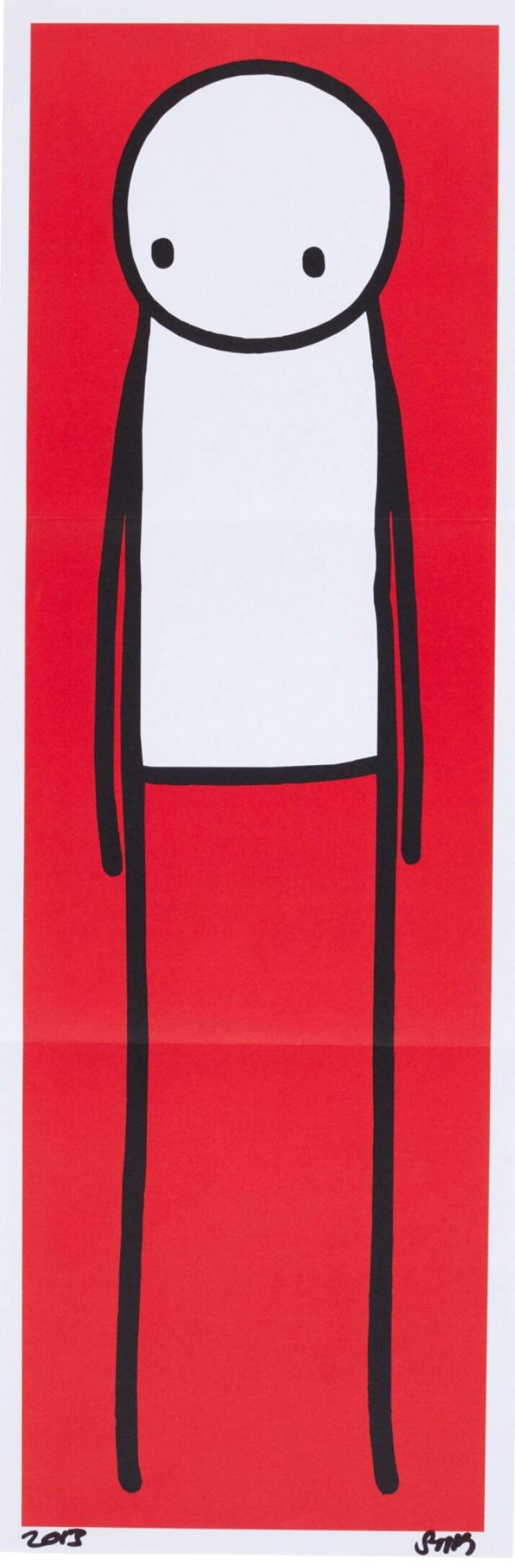 The Big Issue (red) - Signed Print by Stik 2013 - MyArtBroker