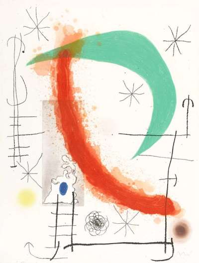 Joan Miró: Escalade - Signed Print