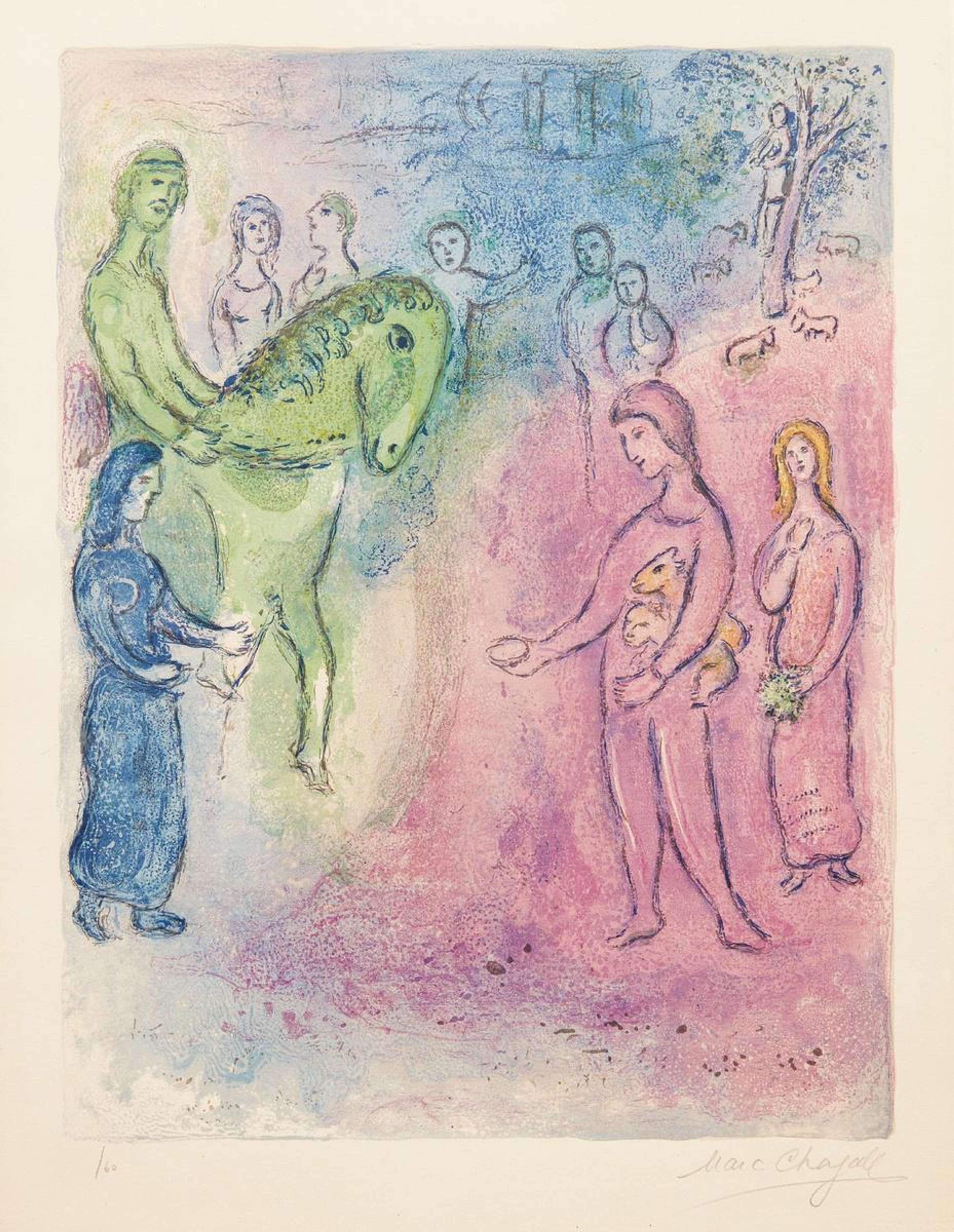 Arrivée De Dionysophane - Signed Print by Marc Chagall 1960 - MyArtBroker