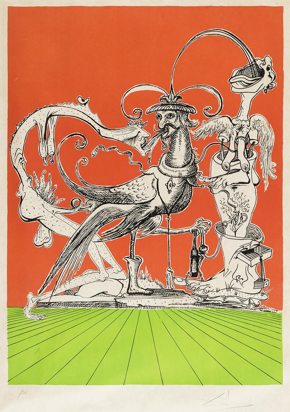 Salvador Dali、LES CHEVAUX DALINIENS Lot - SALVADOR DALI 