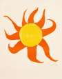 Alexander Calder: Red Sun - Signed Print