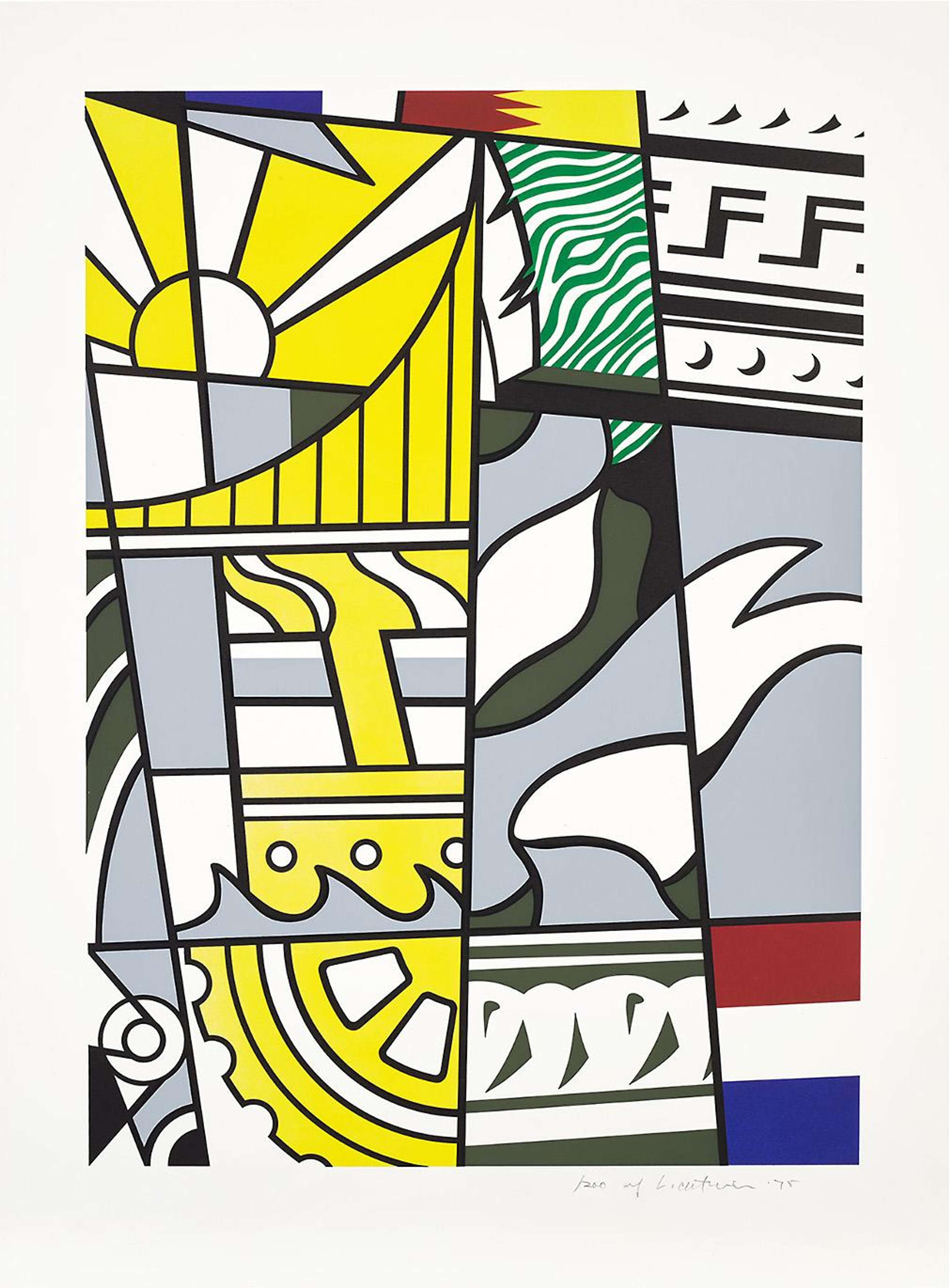 Bicentennial Print - Signed Print by Roy Lichtenstein 1975 - MyArtBroker