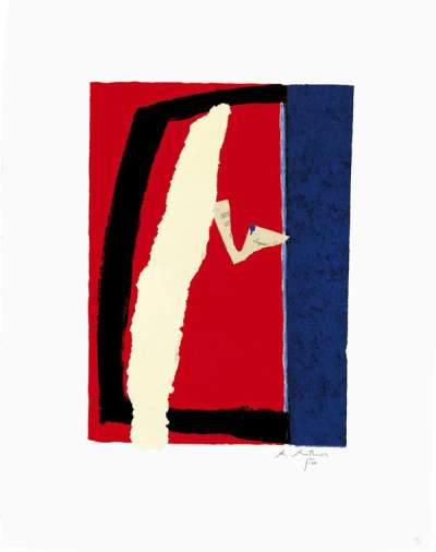 Game Of Chance - Signed Print by Robert Motherwell 1987 - MyArtBroker