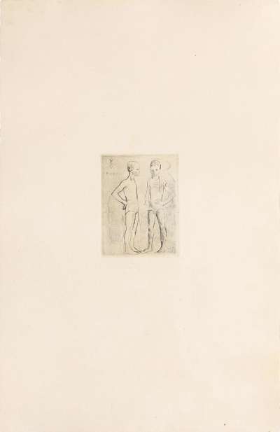 Les Deux Saltimbanques - Unsigned Print by Pablo Picasso 1905 - MyArtBroker