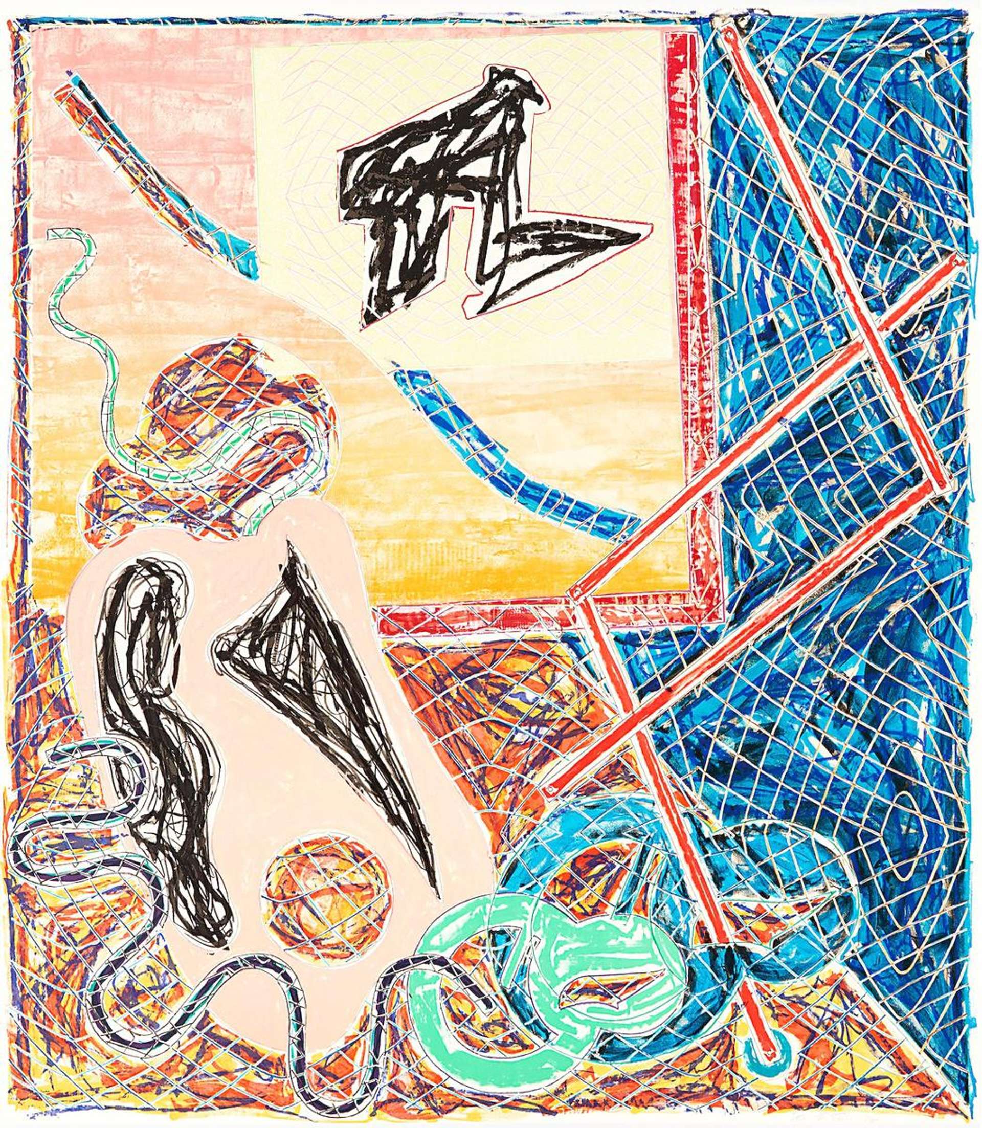 Shards I - Signed Print by Frank Stella 1982 - MyArtBroker
