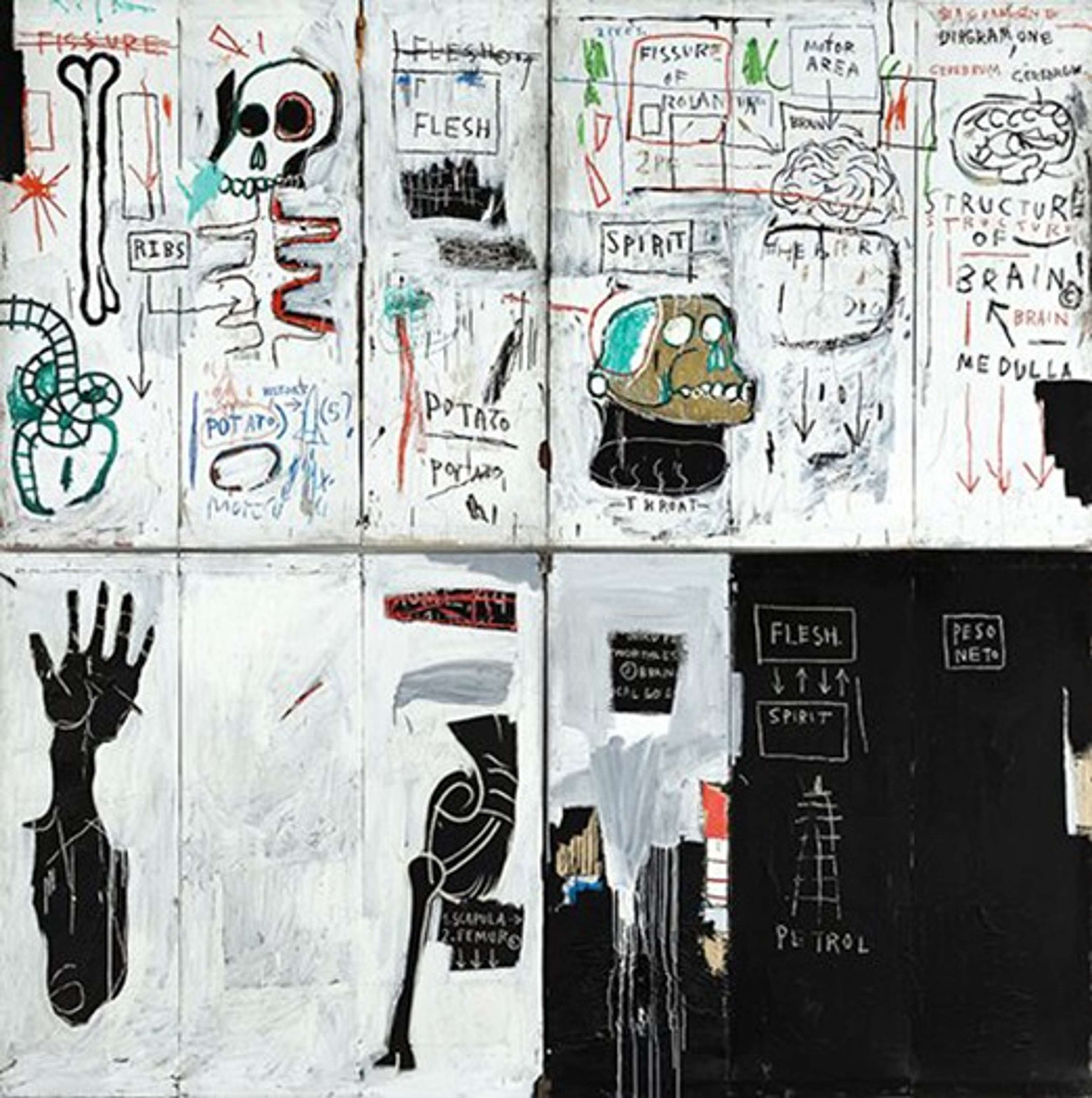 Flesh and Spirit by Jean-Michel Basquiat