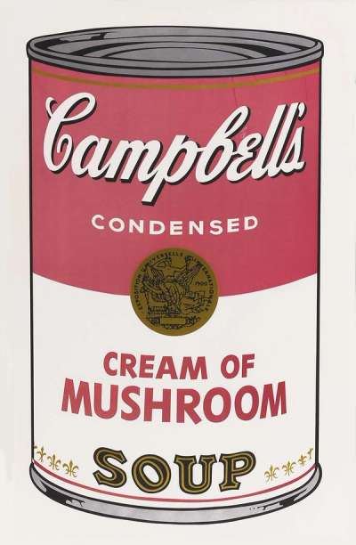 Campbell’s Soup I, Cream Of Mushroom (F. & S. II.53) - Signed Print by Andy Warhol 1968 - MyArtBroker