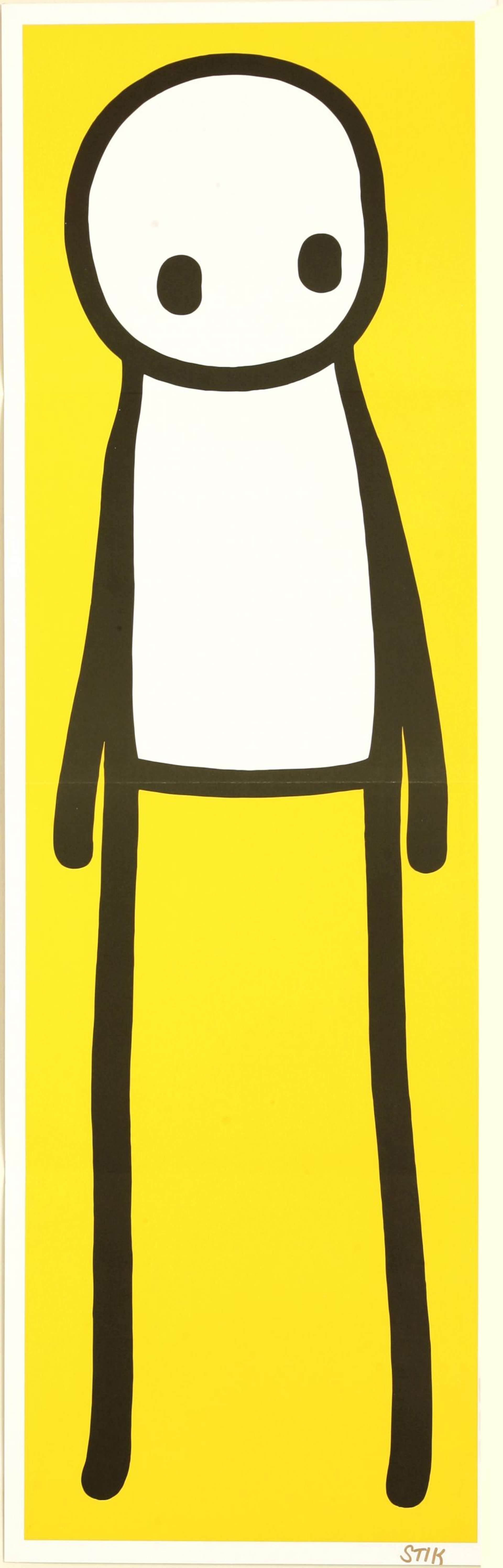 Standing Figure (yellow) by Stik