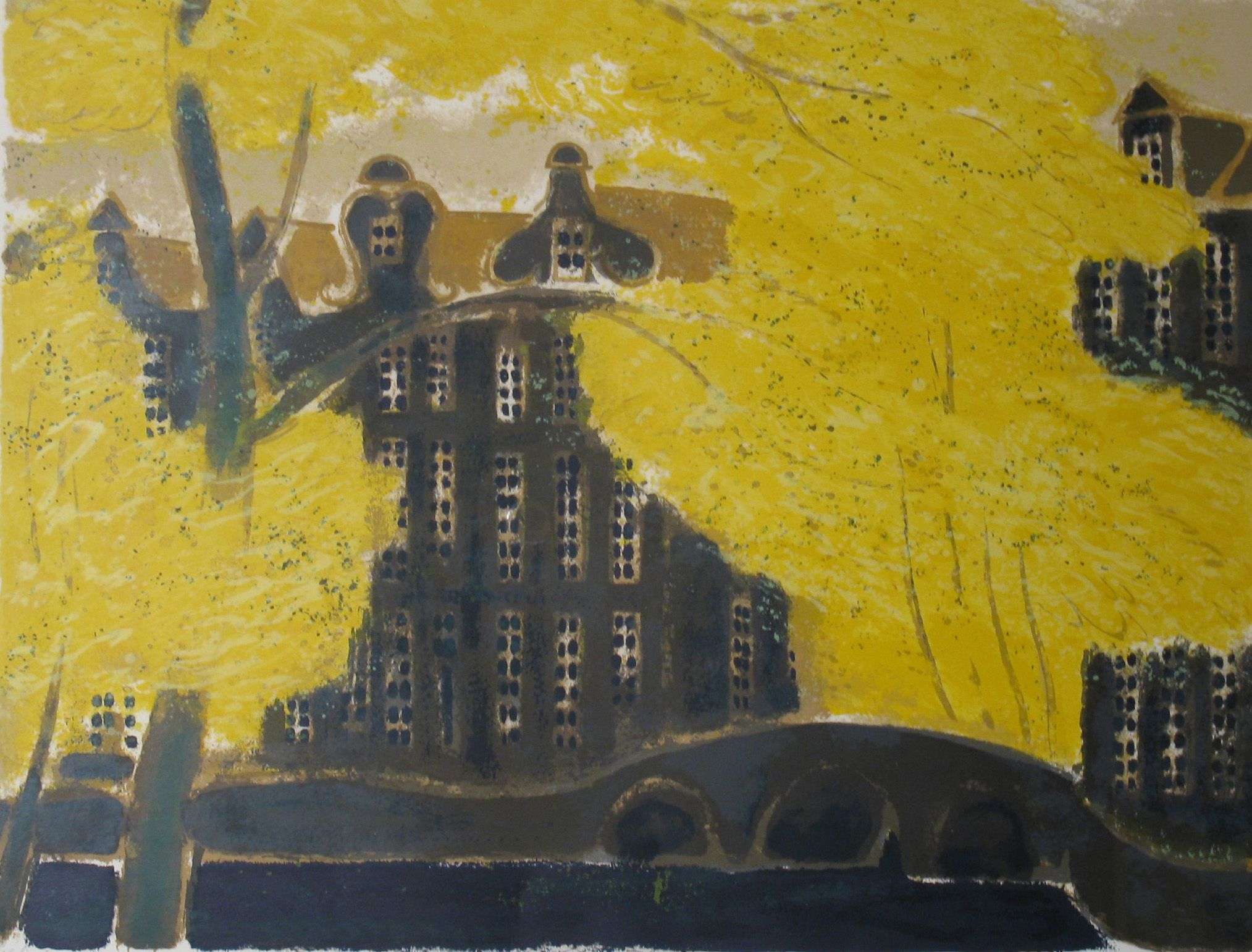 Andre Brasilier Chevaux Et Rizieres (Signed Print) 1993