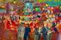 Leroy Neiman: Harry's Wall Street Bar - Signed Print