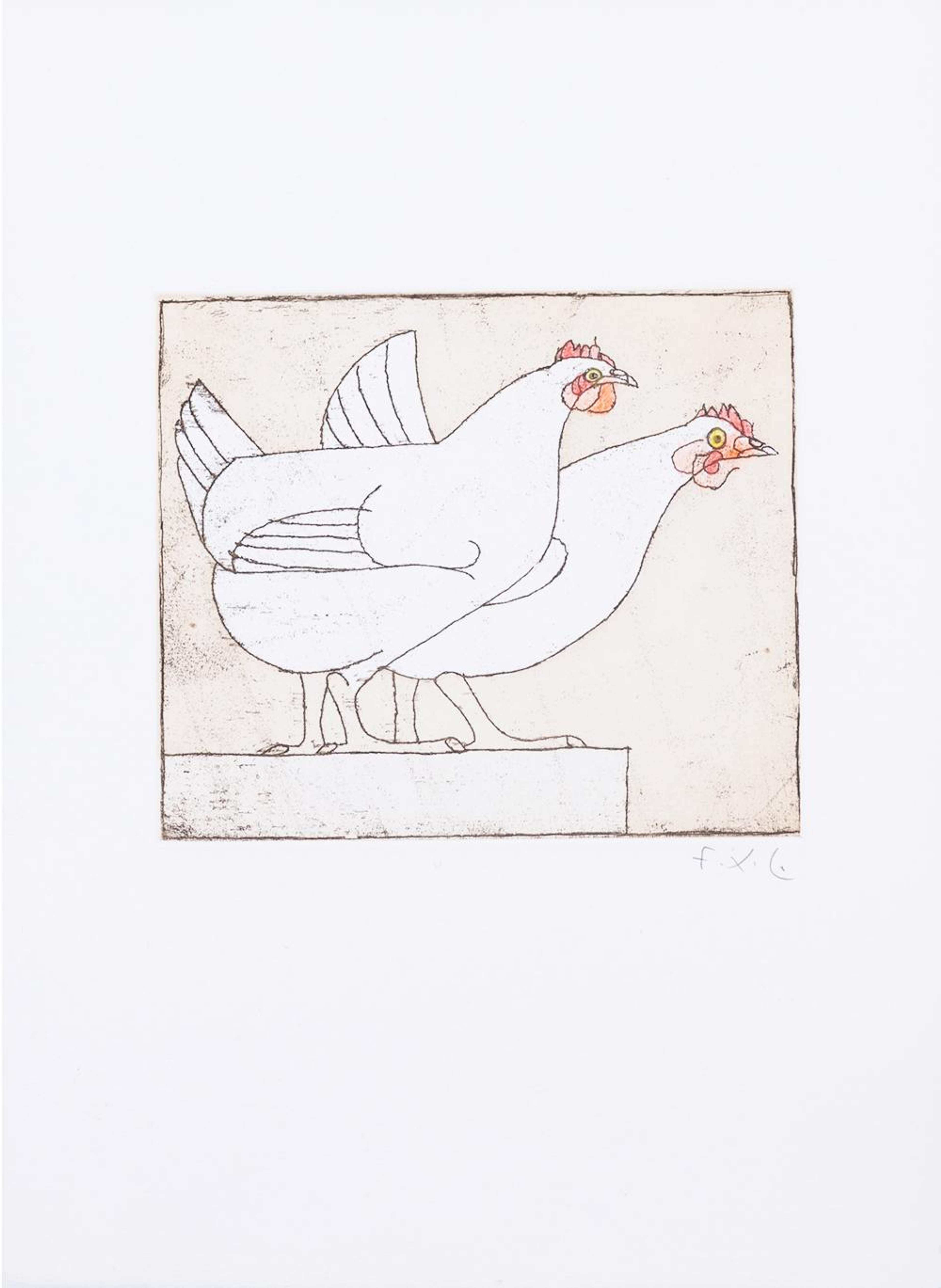 La Poule - Signed Print by Francois Xavier Lalanne 2004 - MyArtBroker