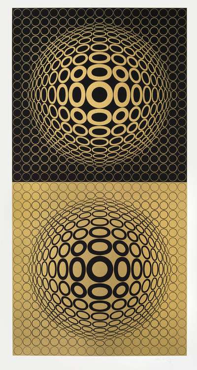 Meta VI - Signed Print by Victor Vasarely 1976 - MyArtBroker