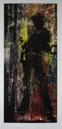 Richard Hambleton: Standing Shadow (yellow & red) - Unsigned Print