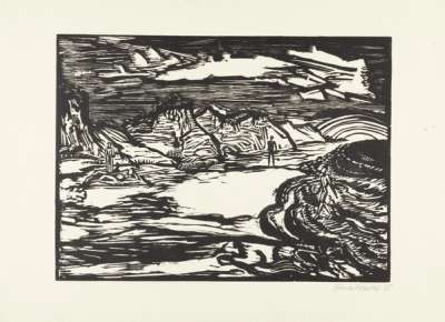 North Sea Coast - Signed Print by Erich Heckel 1955 - MyArtBroker