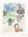 Marc Chagall: Les Trois Bouquets - Signed Print