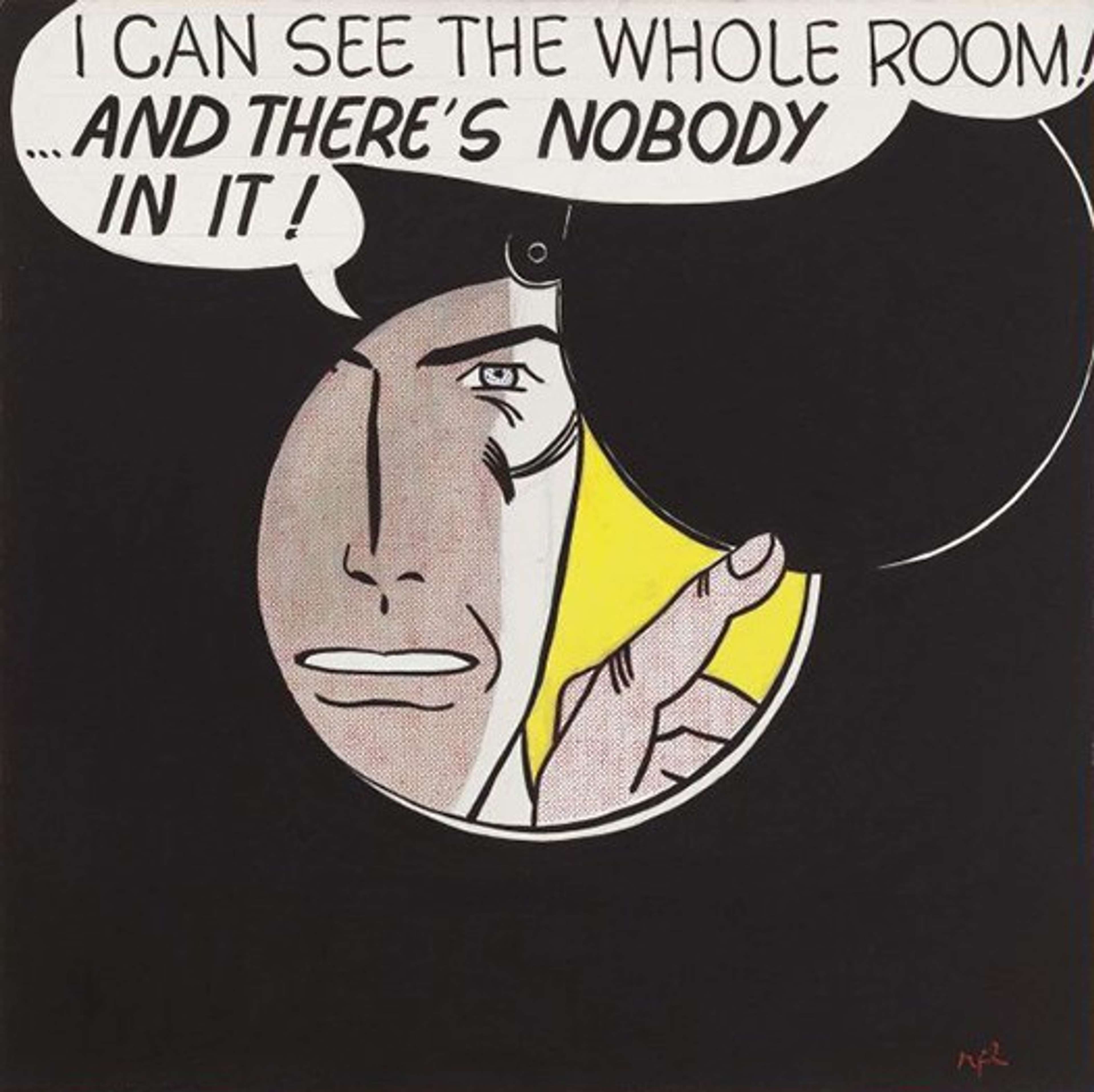 I Can See The Whole Room!…And There’s Nobody in it! by Roy Lichtenstein