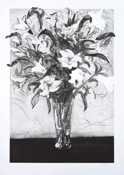 Lilies - Signed Print by William Kentridge 2020 - MyArtBroker