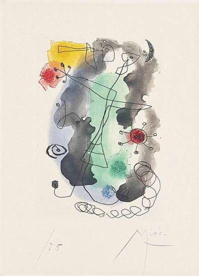 Femme En Colère - Signed Print by Joan Miró 1958 - MyArtBroker