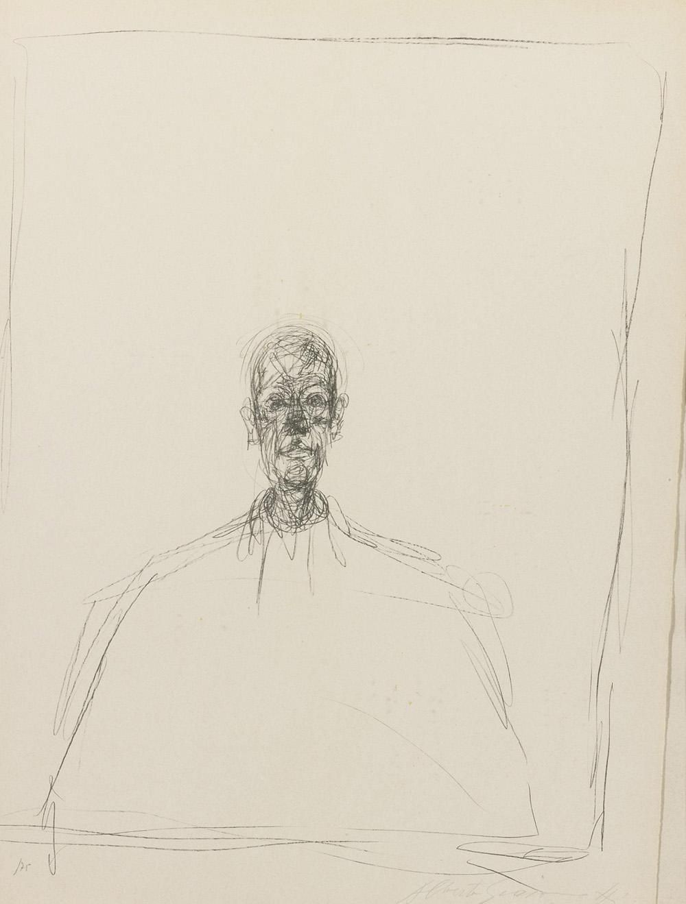 Alberto Giacometti Bust D'Homme (Signed Print) 1964 | MyArtBroker