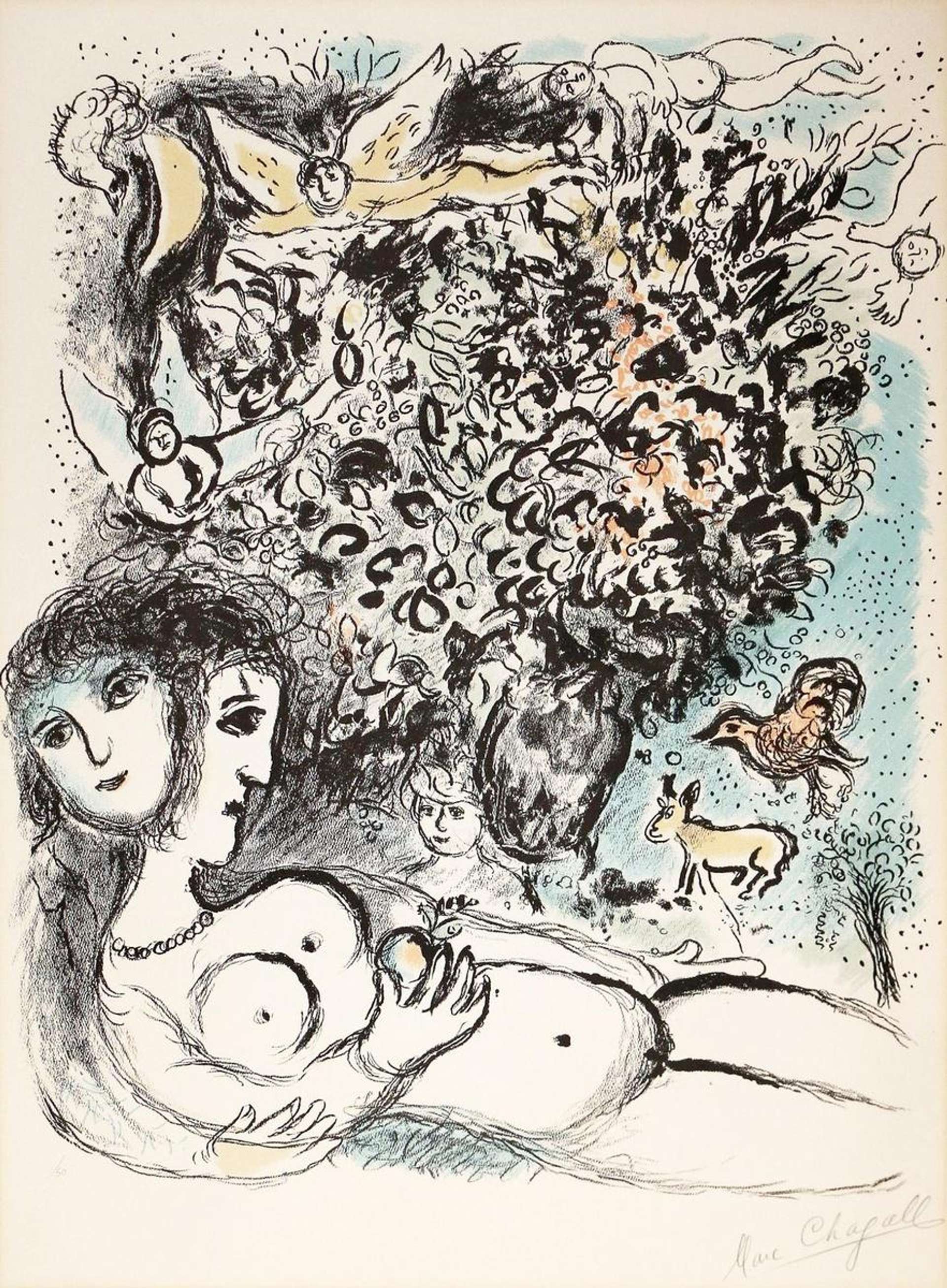 Marc Chagall: Eve - Signed Print