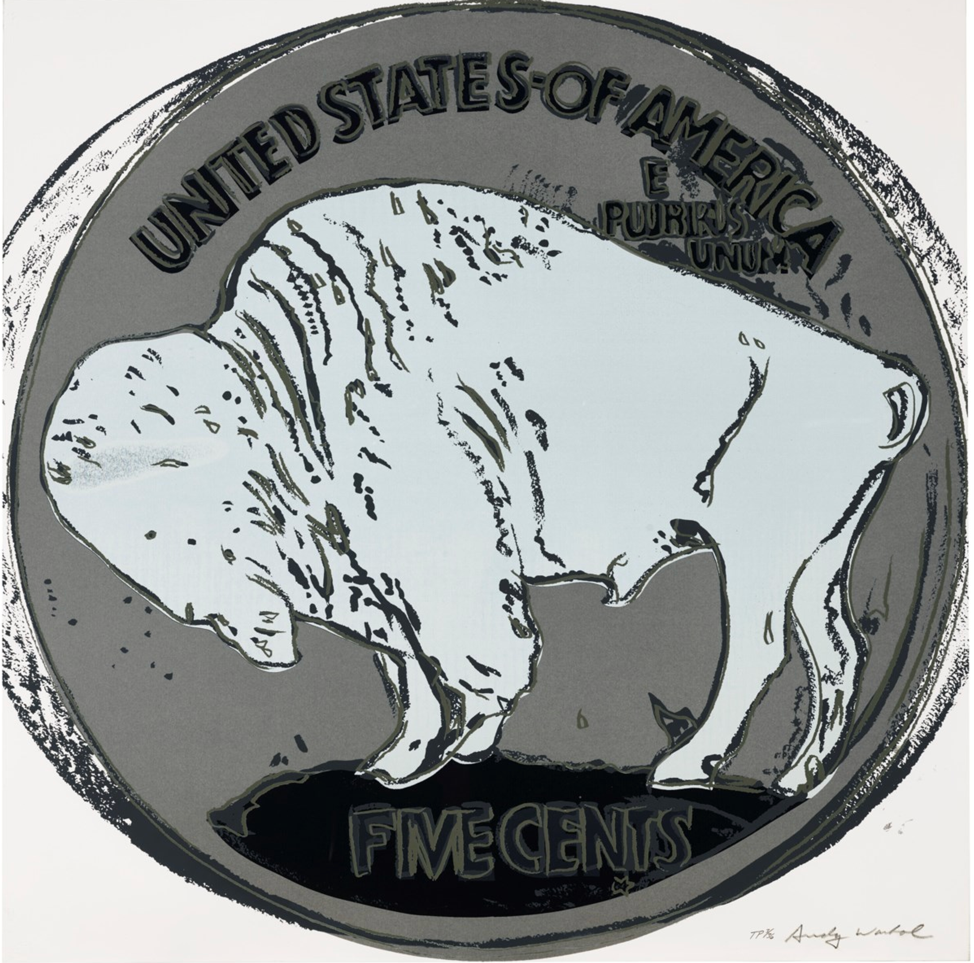 Buffalo Nickel (F. & S. II.374) (TP) by Andy Warhol - MyArtBroker