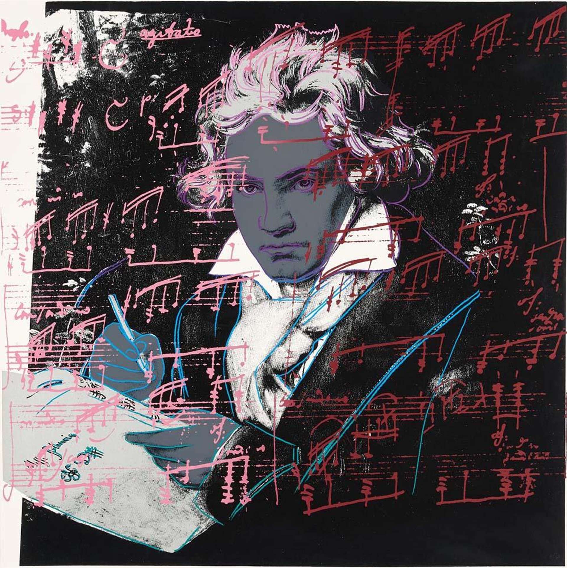 Beethoven (F. & S. II.391) by Andy Warhol
